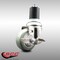 Service Caster 3 Inch 316SS Gray Polyurethane Swivel 1-3/4 Inch Expanding Stem Caster Brake SCC-SS316EX20S314-PPUB-TLB-134 - alternate 3
